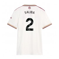 Arsenal William Saliba #2 Fußballbekleidung 3rd trikot Damen 2025-26 Kurzarm